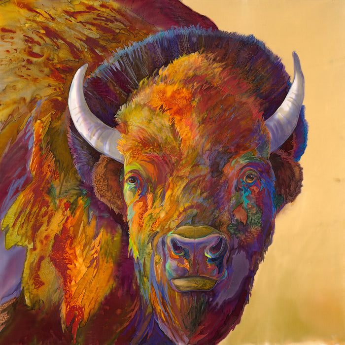 Forever Glacier: Bison bison (Giclée)