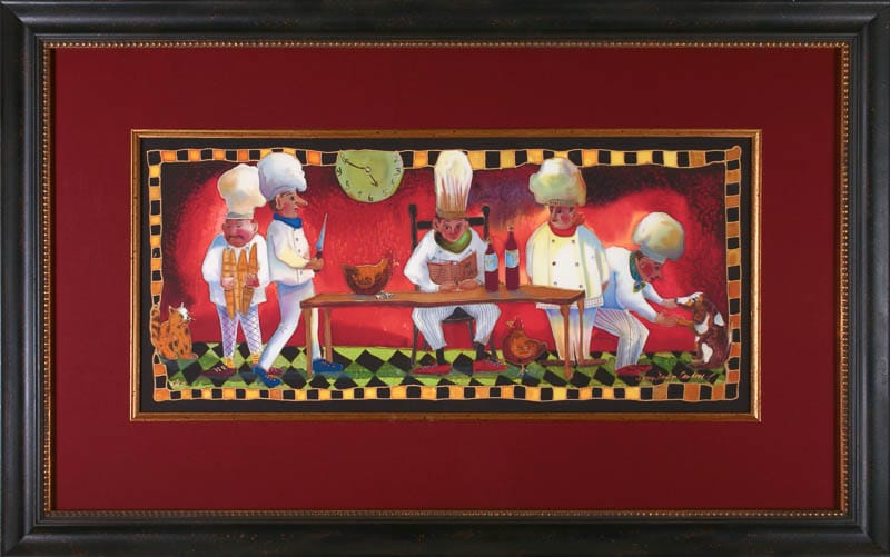 cooking-cook-chef-print-frame-giclee-art-people-framed
