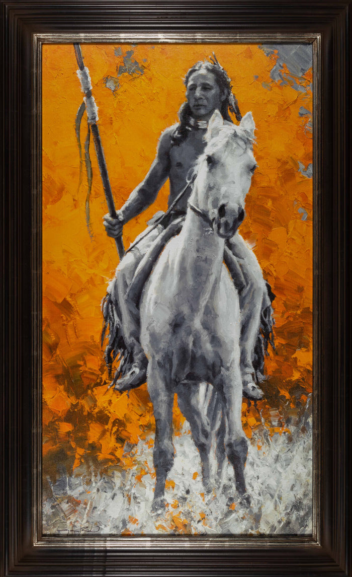 Awaiting the Signal - Mounted Print