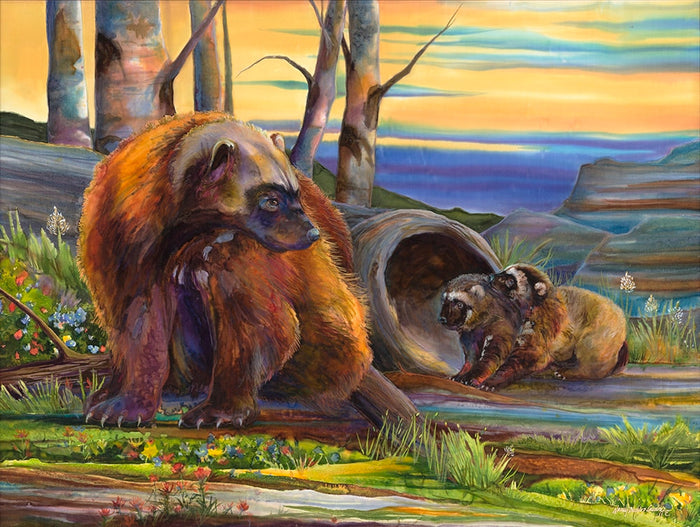 Forever Glacier: Gulo gulo (Giclée)
