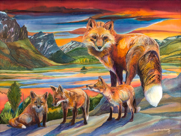 Forever Glacier: Vulpes vulpes (Giclée)
